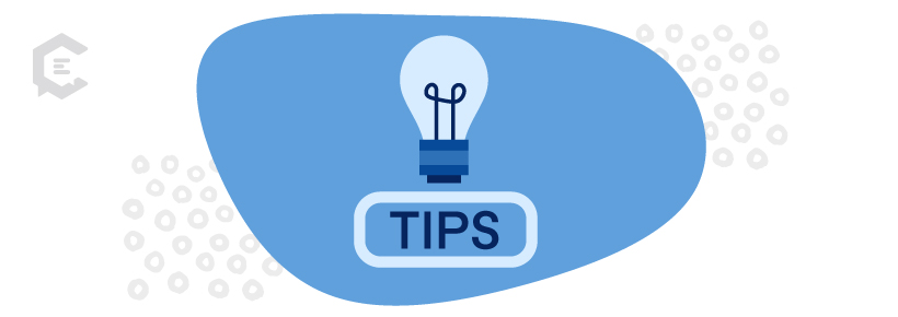 Some bonus tips