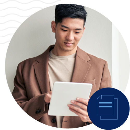 Person viewing content promotion with strong backlinks