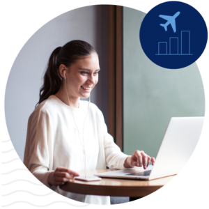 Travel writer that supports goals