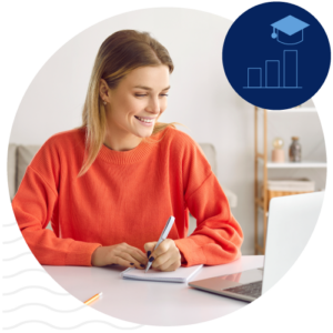 Education content writer supporting goals